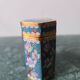 Cloisonné enamel opium box