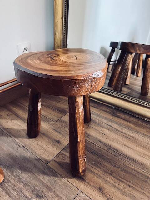 Set of 4 low stools