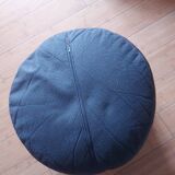 Leather patchwork pouf, vintage 70'S by Sede