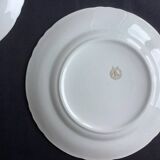 Set of 5 Moulin des Loups flat plates