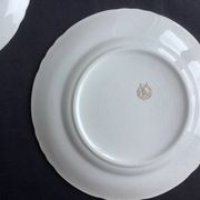 Set of 5 Moulin des Loups flat plates