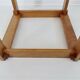 Scandinavian bedside table or side table in pine and smoked glass, 1980