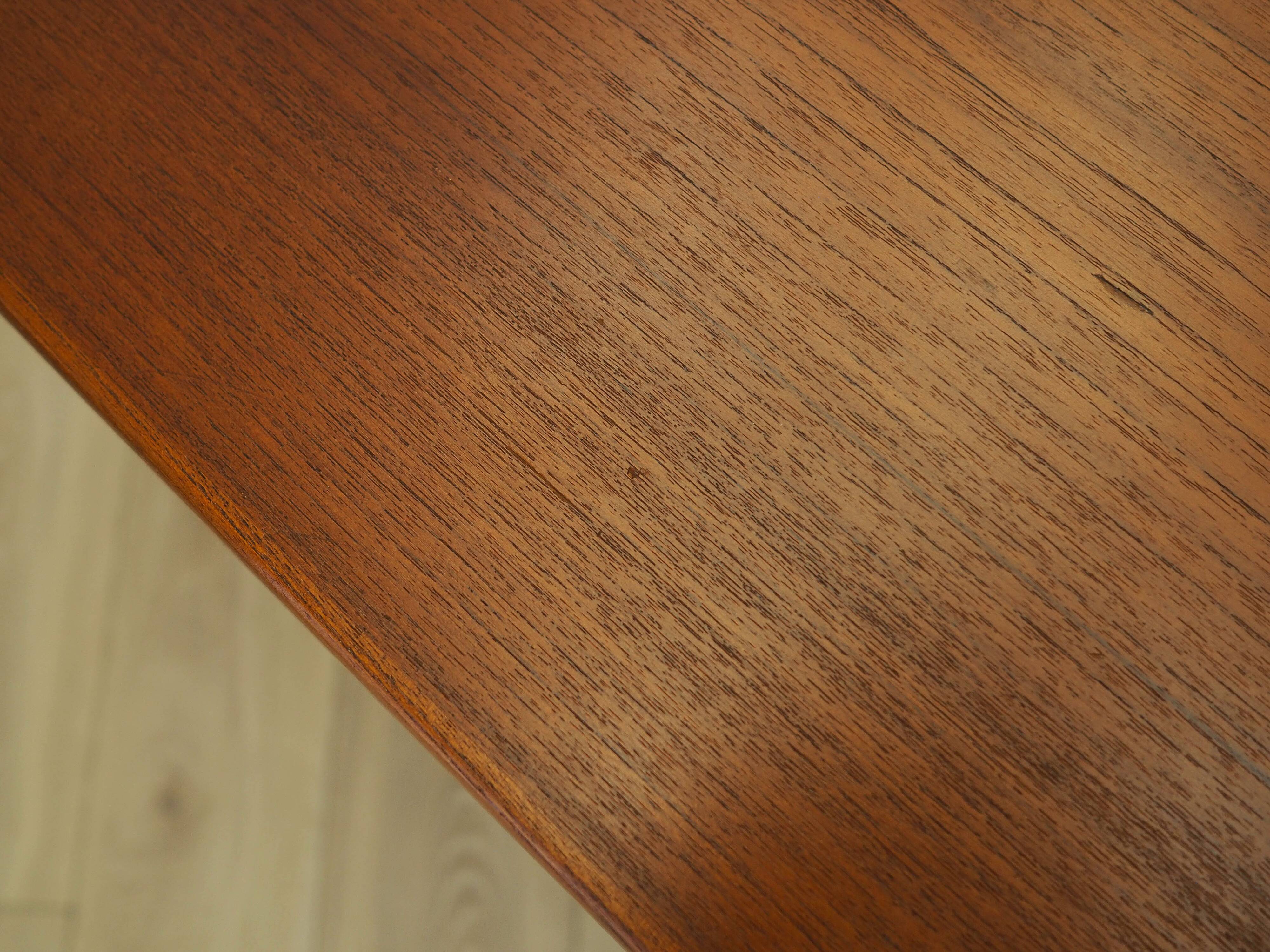 Teak extending dining table Henning Kjærnulf, Vejle, 1960s