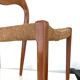 Pair of chairs model 75, by designer Niels Otto Moller (50s)