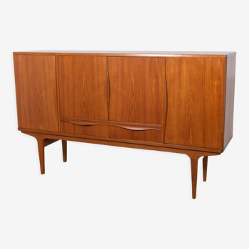 Mid-Century Danish  Teak High Sideboard from Lyby Mobler, 1960s