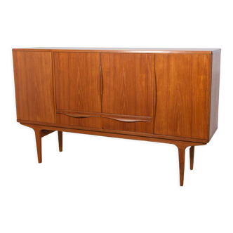 Mid-Century Danish  Teak High Sideboard from Lyby Mobler, 1960s