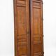 6 solid oak partition doors, 277cm in height (exceptional model)