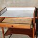 Wooden and marble dressing table