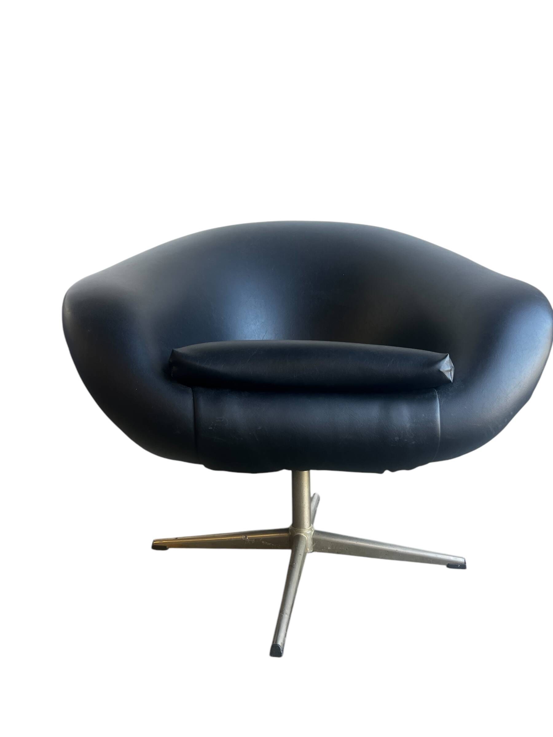 Vintage/single seat with star base jansson swivel chair