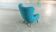 Fauteuil XXL wingback organique des années 50/60