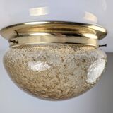 Murano Glass Ceiling Lamp with Caramel Effect, 1960s