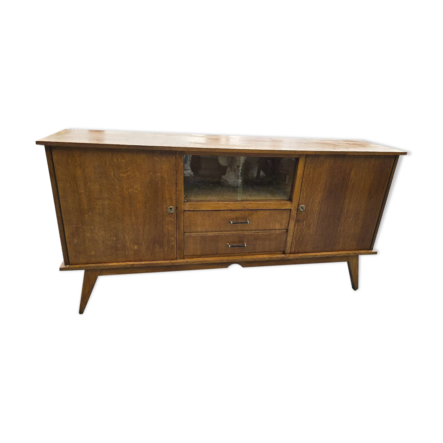 Vintage oak sideboard from the 60s