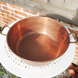 Old jam basin in copper
