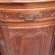 Solid cherry wood sideboard with 3 doors and 1 drawer