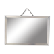 Metal mirror to hang, 50s/60s - 24x38cm