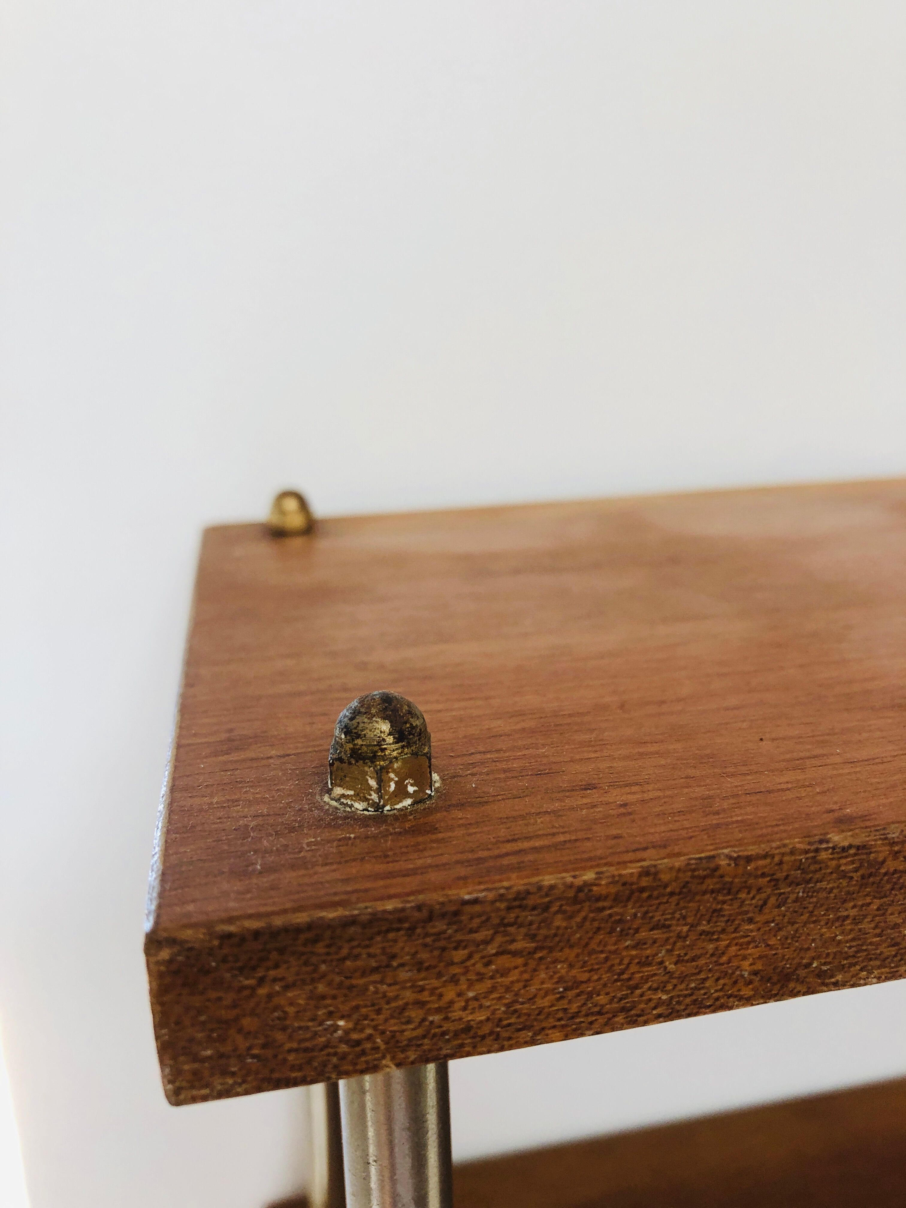 Shelf to install wood and brass, 1960