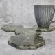 Angelo – Indian Green Octagonal Natural Marble Coasters - set of 4