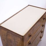 Art Deco Burr Walnut Chest of Drawers