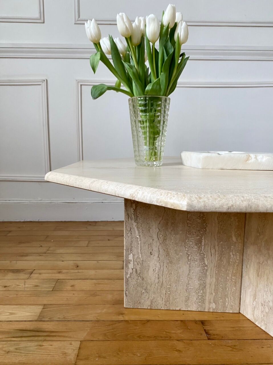 Table basse en travertin