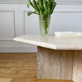 Table basse en travertin