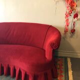 Napoleon III period toad sofa