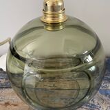 Vintage olive green pendant lamp