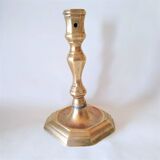 Bougeoir  bronze doré à binet percé XVII siècle