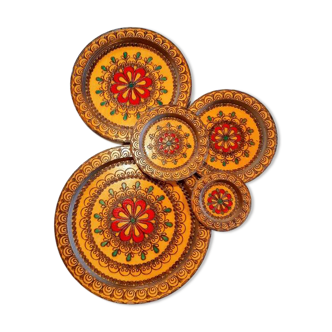 Plateaux en bois vintage