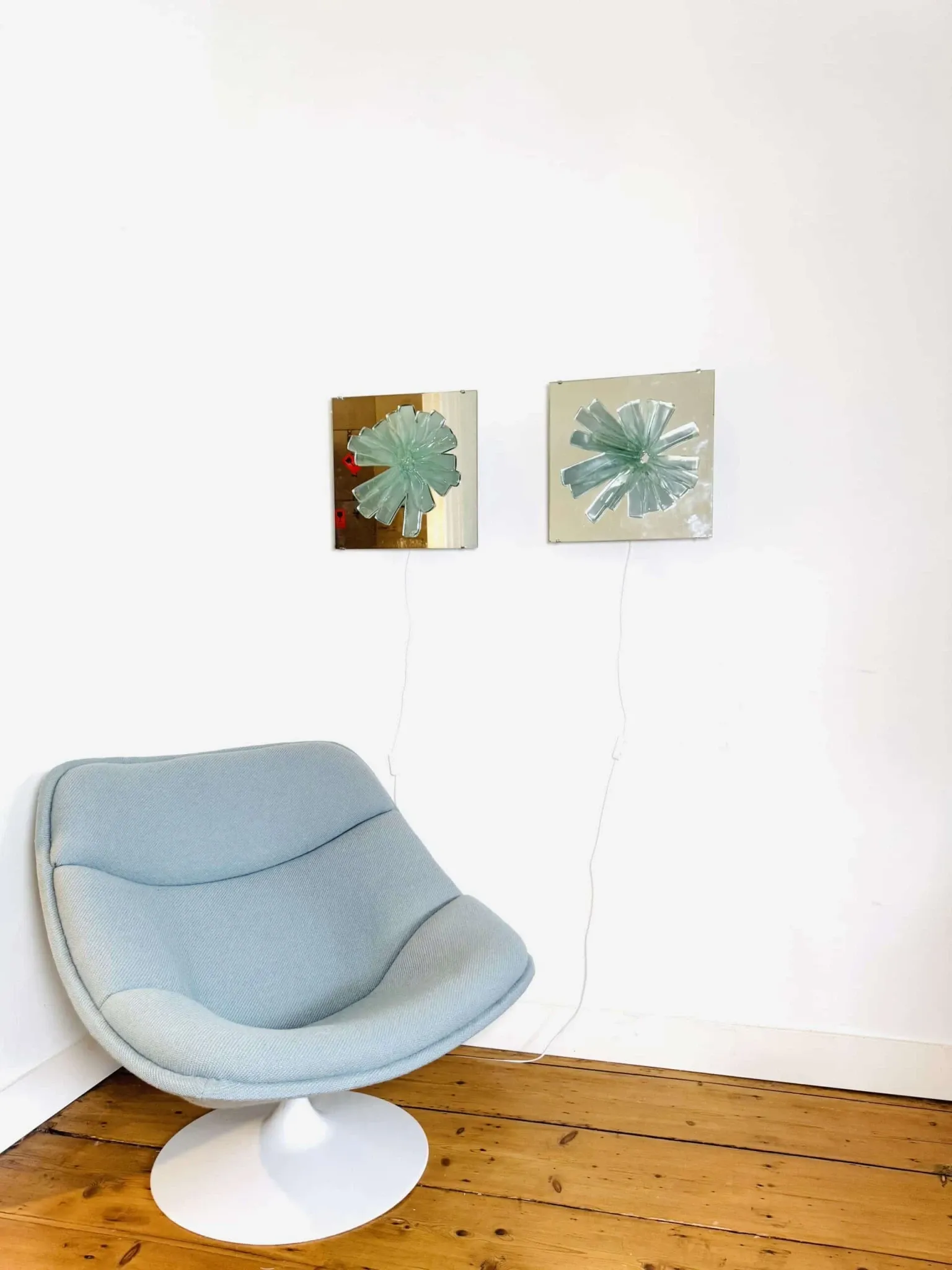 C-1540.00 Wall appliques Lichtreliëf by Raak Amsterdam, Netherlands, 1960s.