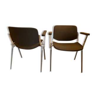 Chairs by  Giancarlo Piretti for Castelli, 1970