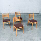 Mid-Century Modern Dining Chairs from Ton, Czechoslovakia, 1968, Set of 4