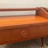 Pair of Scandinavian teak bedside tables from the 60s-70s