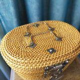 Old Chinese travel tea basket