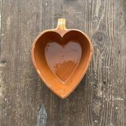 Terracotta mould, heart