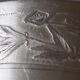 Massive silver towel round Minerva punch, Boulenger goldsmith