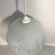 Suspension ancienne boule globe verre multicouche années 70 vintage