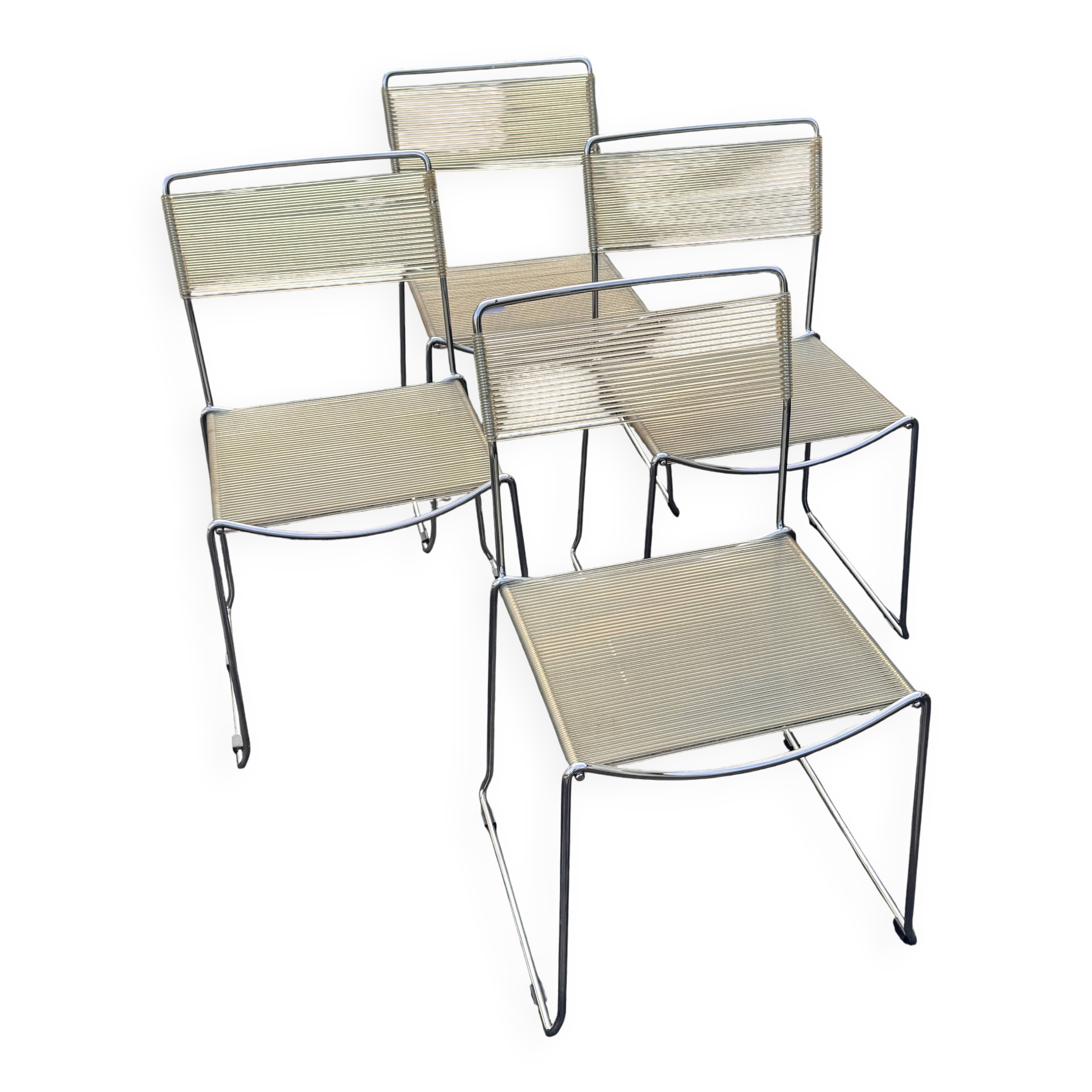 Set of 4 Spaghetti chairs - Giandomenico BELOTTI