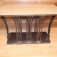 Table basse ou console en fer forgé art déco