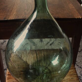 Large Lady Jeanne Green Glass