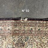 Tapis d'orient en soie (2.50x3.05 m), fait main, matière soie