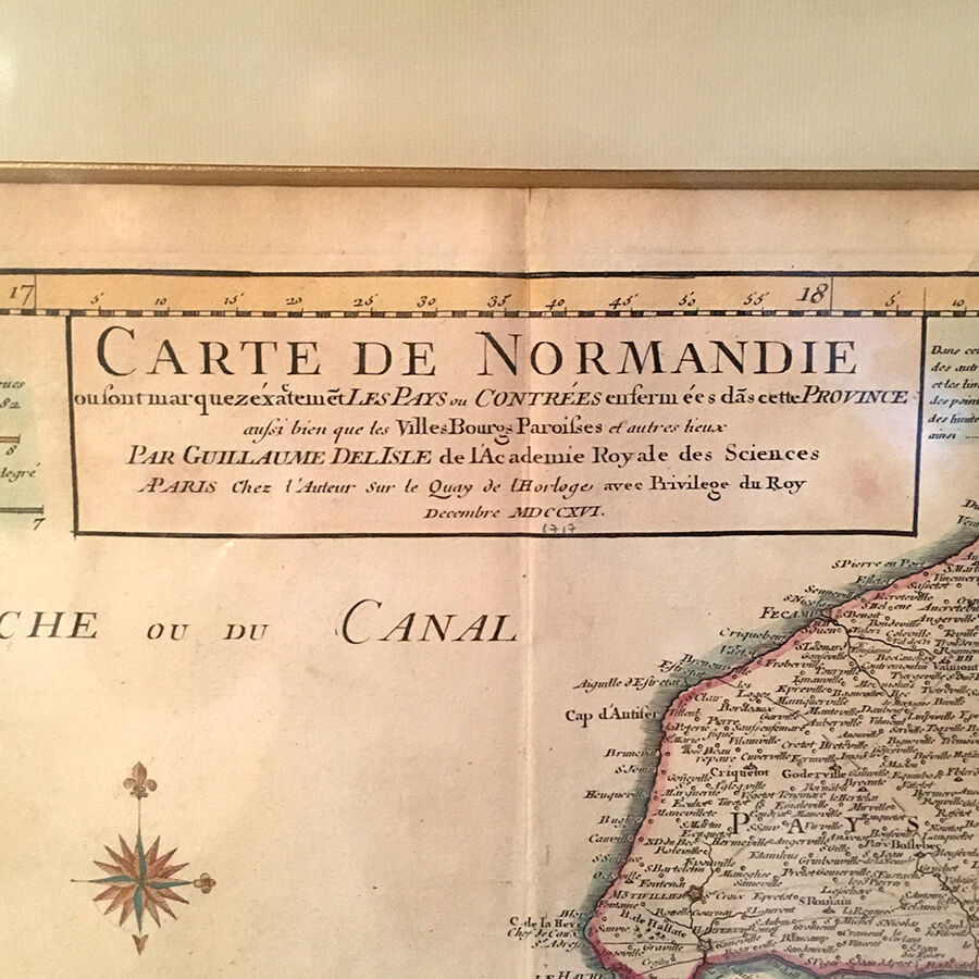 Map of Normandy (XVIIIth)