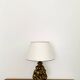 Wooden Hollywood Regency Table Lamp