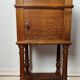 Side table, old antique bedside table