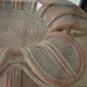 Bamboo rattan flower table Vivai Del Sud