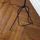 Lampadaire tripode et porte revue 1950