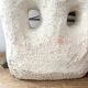 White terracotta candle holder