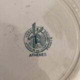 7 flat iron earth plates from Moulin des loups & Hamage.