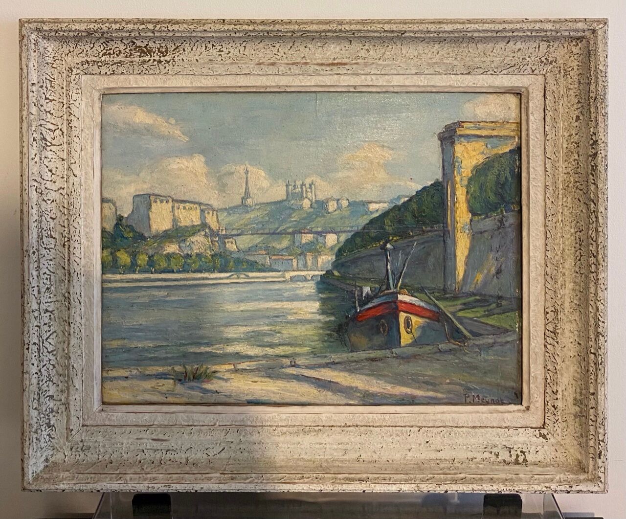 Old painting, signed marine, 50s/60s