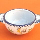 Charolles earthenware bowl with ears / saucer rooster model