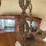 Art deco alabaster pendant light